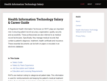 Tablet Screenshot of healthinformationtechnologysalaryhq.com